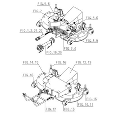 PC SCMA48-54 (B-TYPE)DECK (8663-097-120-10) spare parts